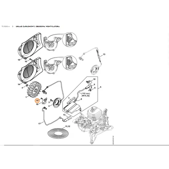 STIHL   Śruba z łbem cylindrycznym IS-M4x12 9022 346 0658